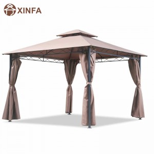 10 \\\\ \'x 13 \\\\\' Gazebo Block Shade Shade Canopy เต็นท์กันน้ำพร้อมหลังคาปาร์ตี้แบบพกพาแบบพกพา